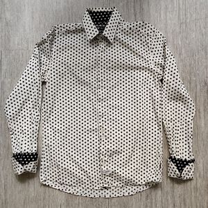 John Lennon by English Laundry Polka Dot Shirt